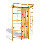 Спортивный уголок Пиратик с скалодромом