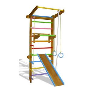 Спортивный уголок цветной в полной комплектации