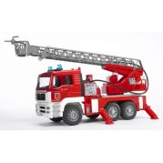 Пожежна вантажівка з драбиною+водяна помпа+світло та звук М1:16