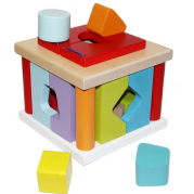 Дерев'яна розвиваюча іграшка Сортер квадратний