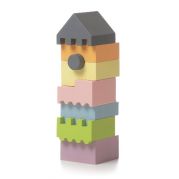 Деревянный конструктор Cubika Пирамидка башня земли