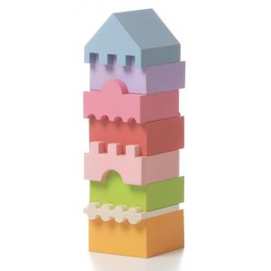 Деревянный конструктор Cubika Пирамидка небесная башня