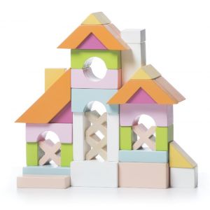 Деревянный конструктор Cubika Домик