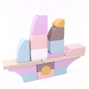 Дерев'яний конструктор Cubika Корабель