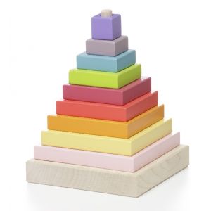Игрушка Cubika Пирамидка разноцветная