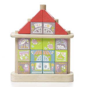 Деревянный конструктор Сказочный город LKM-3