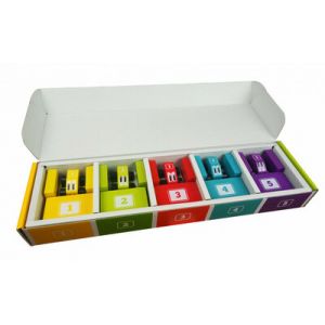 Деревянный конструктор Цветные гонки