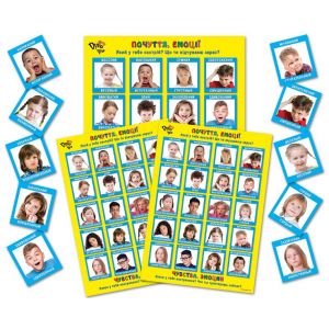 Набір карток і постерів Емоції та почуття для індивідуальних занять з дитиною, батьками і педагогом