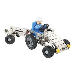 Металлический конструктор Eitech Трактор с прицепом