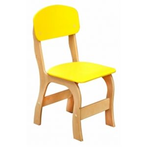 Стілець дитячий фанерний Фантазія спинка і сидіння фарбовані