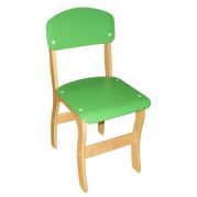 Стілець дитячий Фантазія зростова група №2: спинка та сидіння пофарбовані