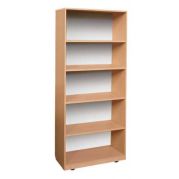 Шафа книжкова, відкрита, з антресоллю