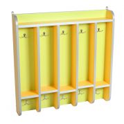 Вішалка для рушників з поличкою 10 гачків