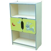 Стінка дитяча напівзакрита з 2-ма малими дверима Звірята №4