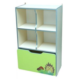 Стінка дитяча відкрита з шухлядою Звірята №8