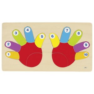 Пазл-вкладыш Goki Ручки