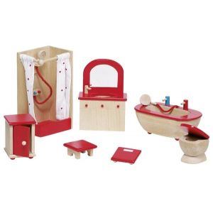 Мебель кукольная для ванной