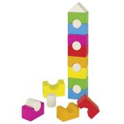 Конструктор деревянный Радужная башня