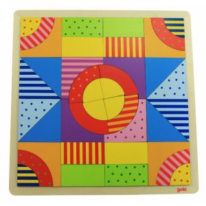 Конструктор деревянный Разноцветный мир