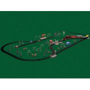 Залізниця зі станцією 1040 см д / у