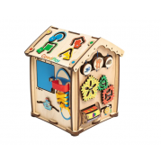 Бизидомик Всезнайка с LED подсветкой 24х24х30
