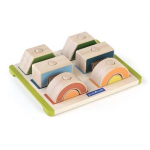 Набор деревянных блоков Manipulatives Чередование и сочетание