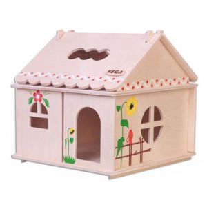 Кукольный домик с росписью