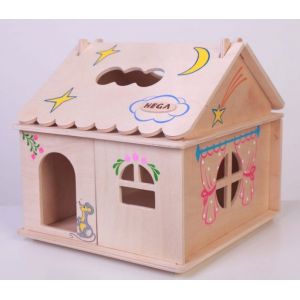 Ляльковий будинок з розписом