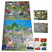 Килимок-дорога з набором машинок інтерактивний