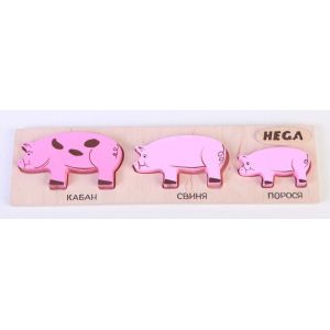 Рамка-вкладышь Свиньи