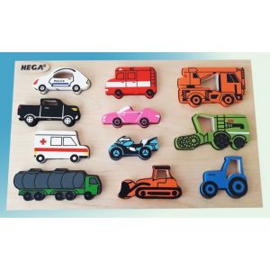 Рамка-вкладыш Интерактивный набор машинок