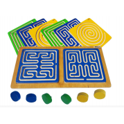 Межполушарная доска со съемными вкладышами