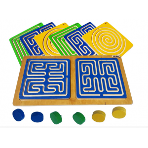 Межполушарная доска со съемными вкладышами