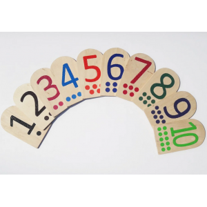 Сенсорний набір Цифри та Крапки за методикою Монтессорі