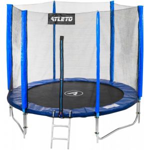 Батут Atleto 435 см с сеткой (3 места)