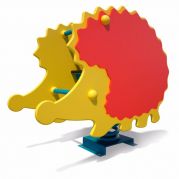 Гойдалка дерев'яна на пружині Їжачок