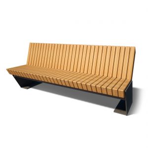 Скамья парковая со спинкой Massina