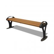 Скамья парковая Плазма