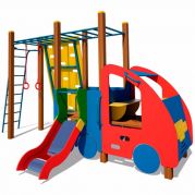 Ігровий майданчик Машинка з гімнастичним комплексом