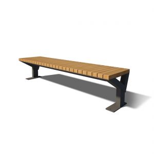 Скамья паркова без спинки LP017