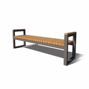 Скамья паркова без спинки LP016