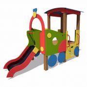 Ігровий майданчик з гіркою Паровозик 