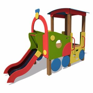 Ігровий майданчик з гіркою Паровозик 