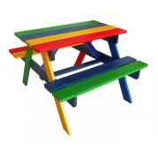 Дитячий столик з лавочками садово-вуличний