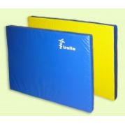 Мат гімнастичний жовто-синій Ірель