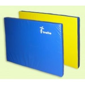 Мат гімнастичний жовто-синій Ірель