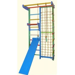 Спортивний куточок Комбік Барвінок з турничком і дошкою для пресу