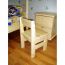Дитячий стілець із сосни