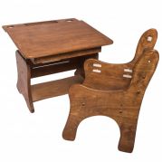 Дитяча парта-мольберт з пеналом + стільчик що росте