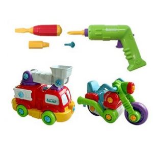 Конструктор KEENWAY Пожарная машина и мотоцикл